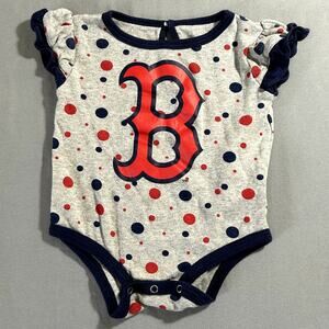 Genuine Merchandise Baby Girls One Piece - 3-6 Months- Boston Red Sox